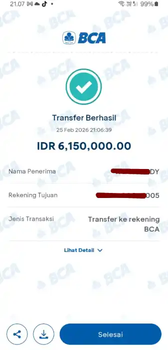 Bukti Transfer