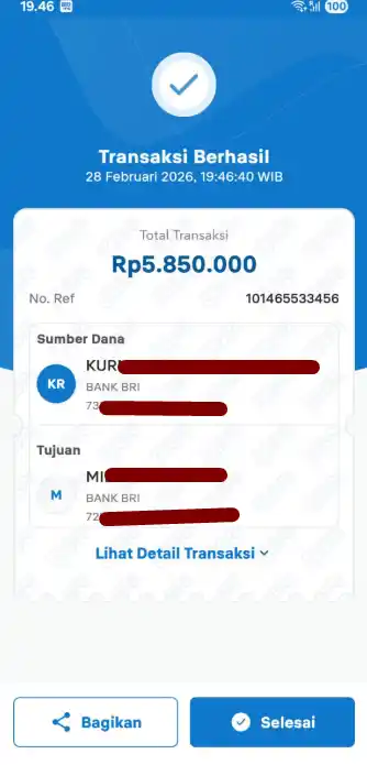Bukti Transfer