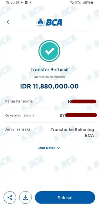 Bukti Transfer