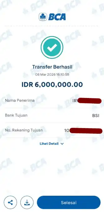 Bukti Transfer