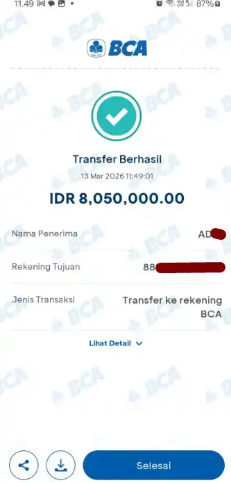 Bukti Transfer