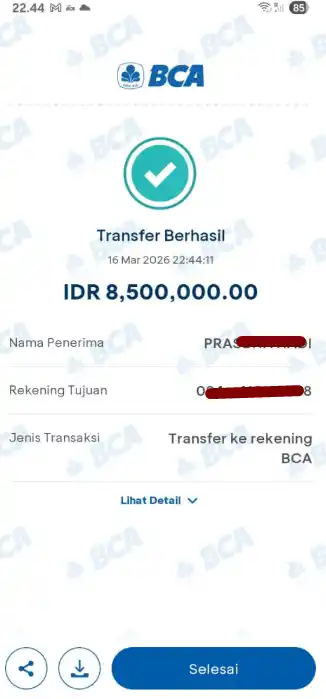 Bukti Transfer