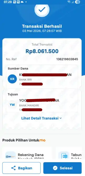 Bukti Transfer