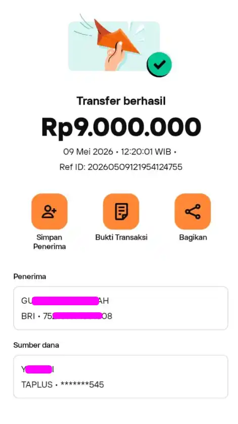 Bukti Transfer