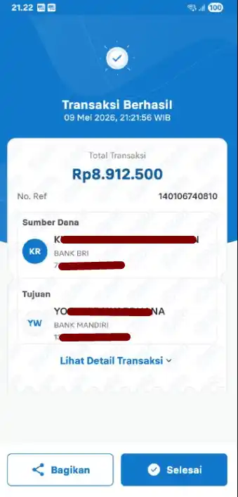 Bukti Transfer