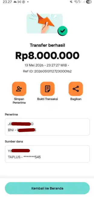 Bukti Transfer