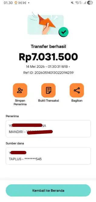 Bukti Transfer