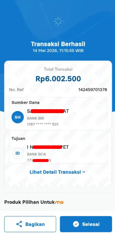 Bukti Transfer