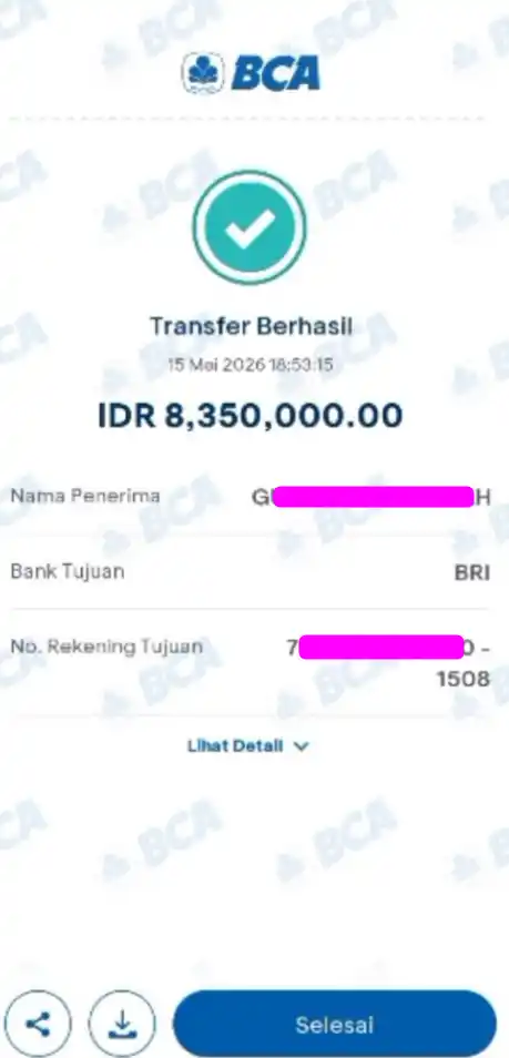 Bukti Transfer