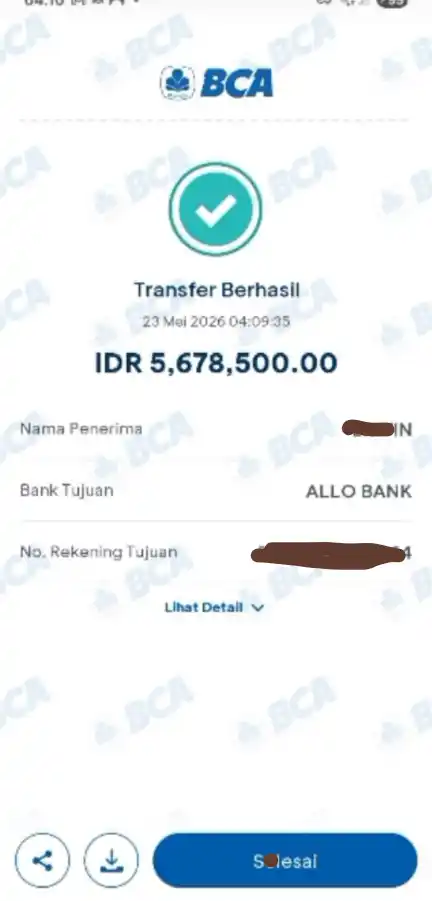 Bukti Transfer