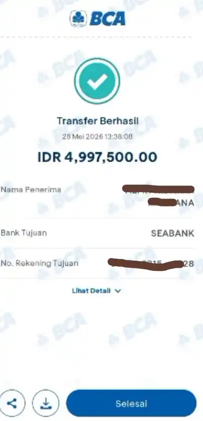 Bukti Transfer