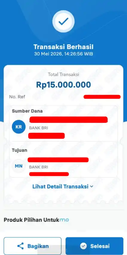 Bukti Transfer