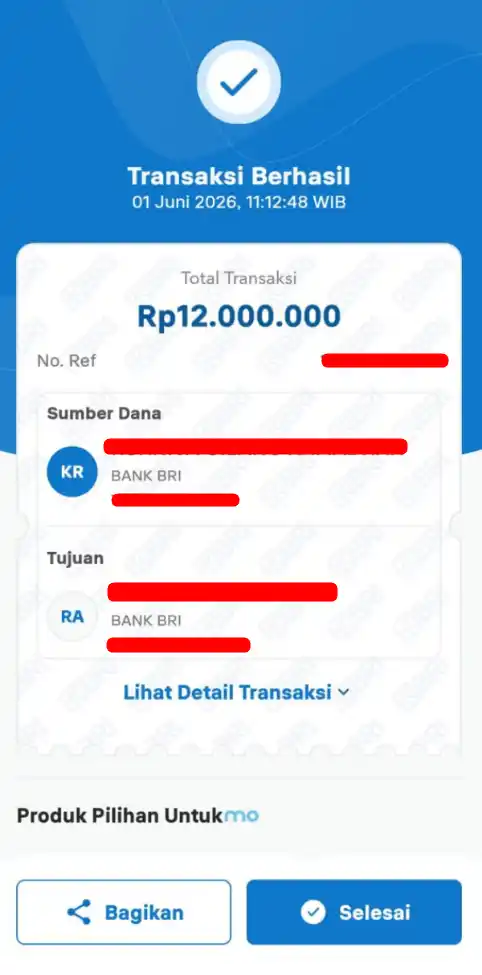 Bukti Transfer