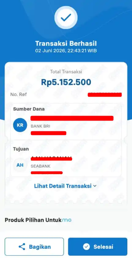 Bukti Transfer