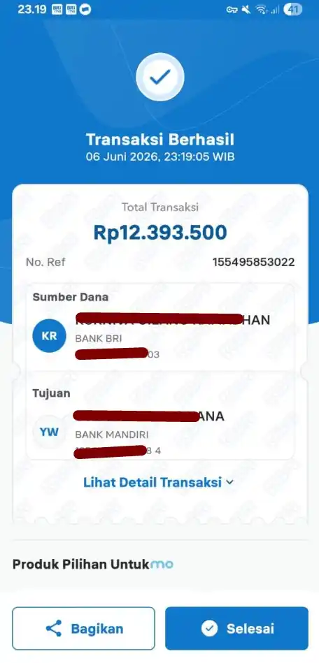 Bukti Transfer